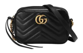 448065 DTD1T 1000 BLACK GUCCI WOMEN BAG
