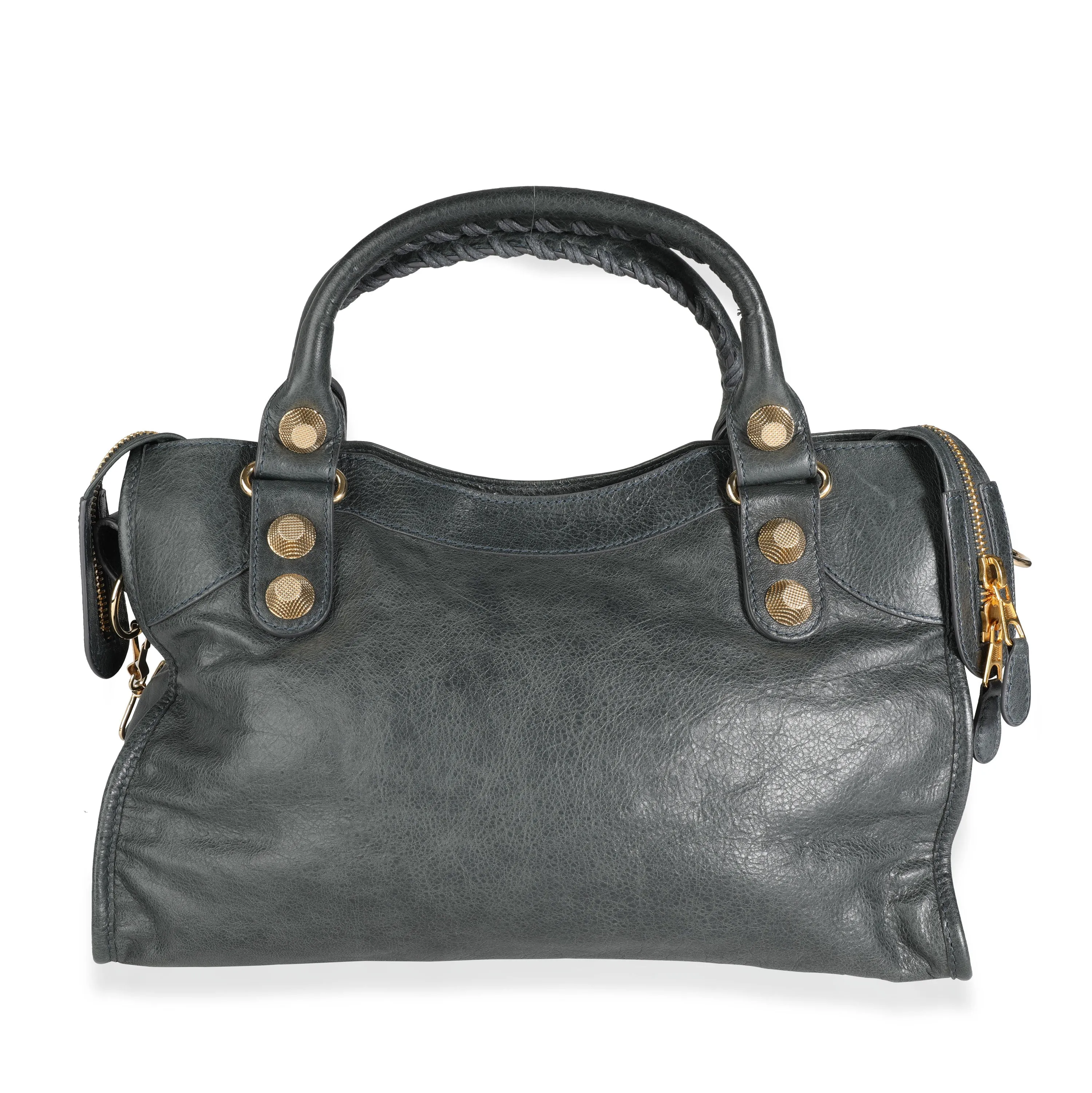 Balenciaga Anthracite Lamsbkin Giant 21 City Bag