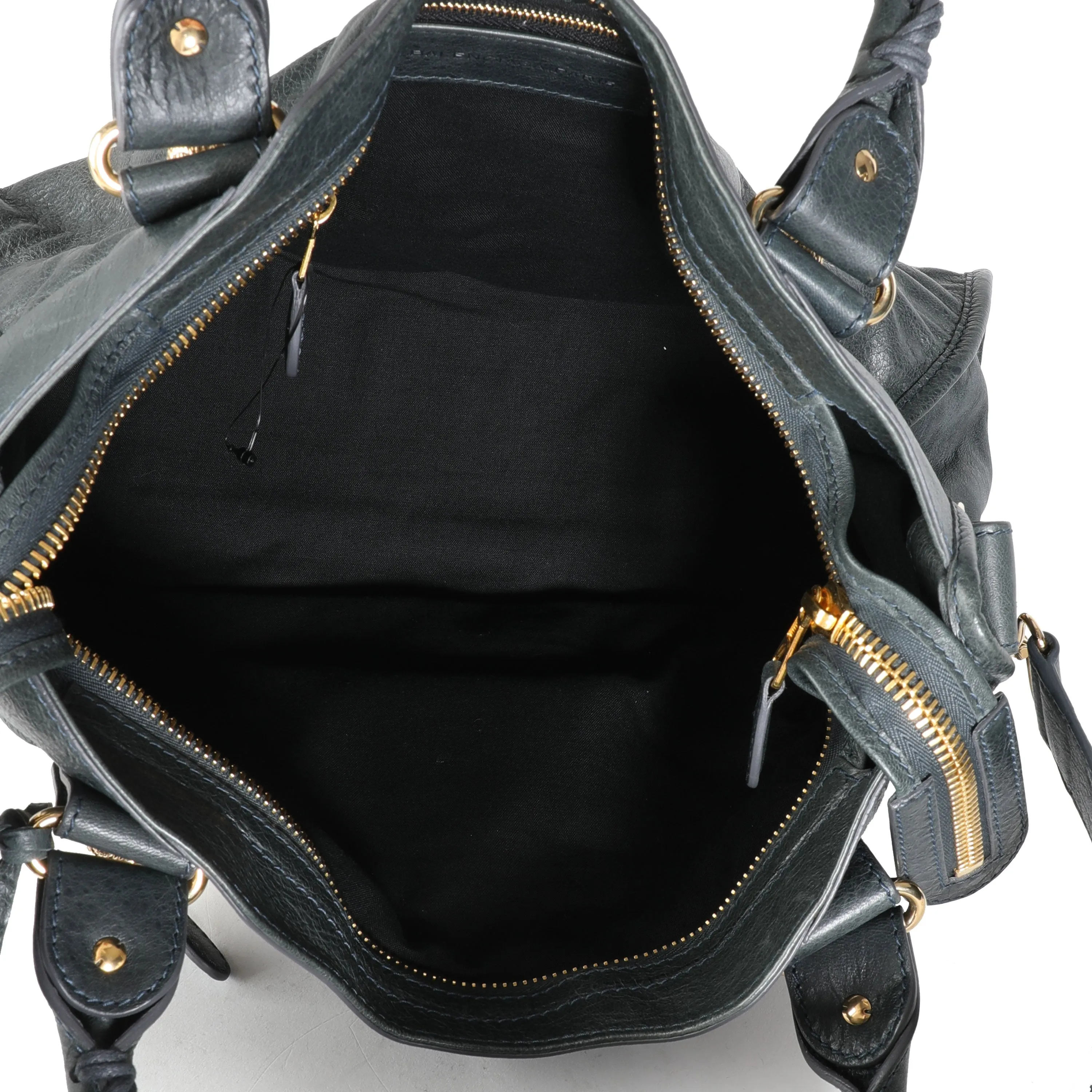 Balenciaga Anthracite Lamsbkin Giant 21 City Bag