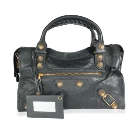 Balenciaga Anthracite Lamsbkin Giant 21 City Bag