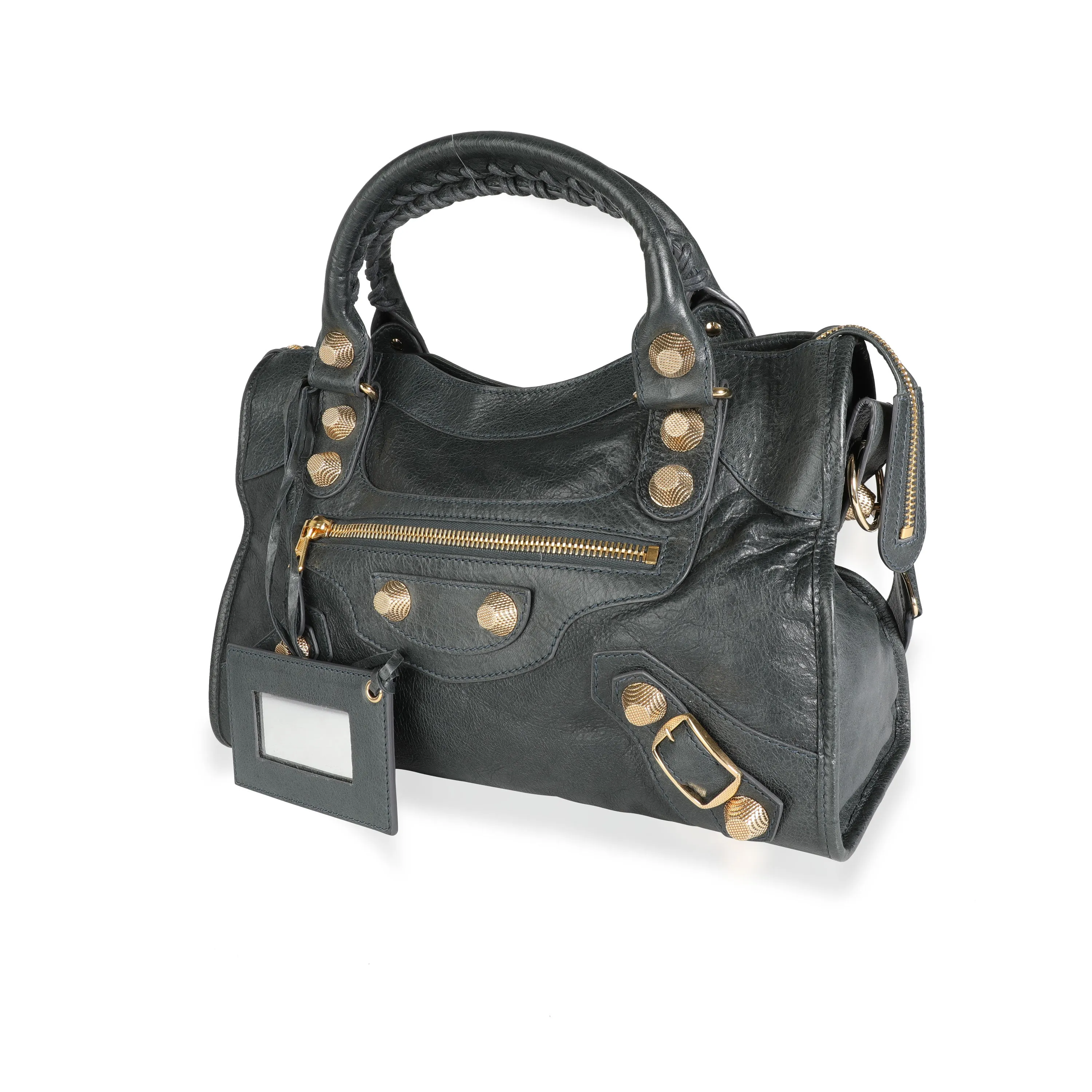 Balenciaga Anthracite Lamsbkin Giant 21 City Bag