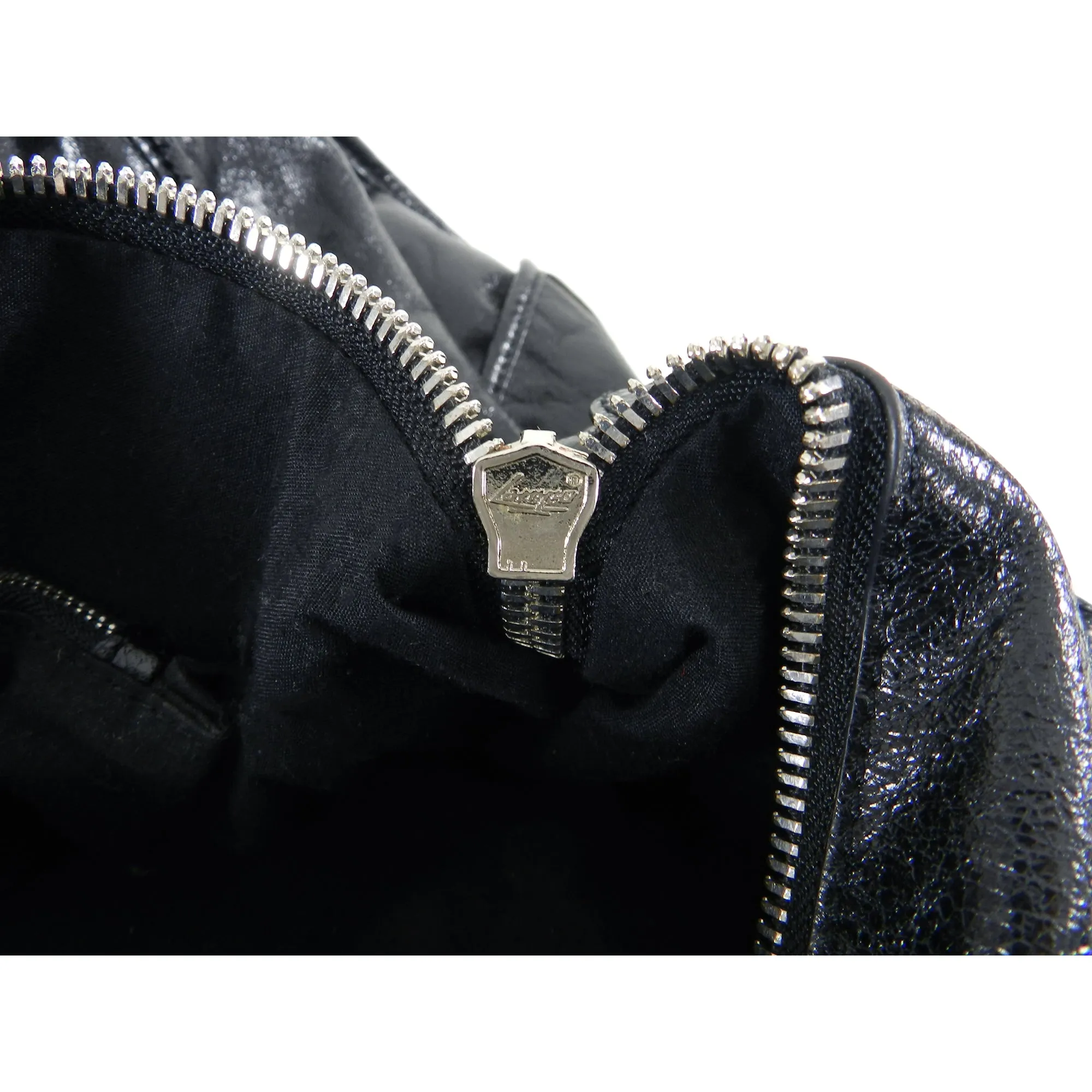 Balenciaga Black City Giant 21 Work Bag Silver Hardware