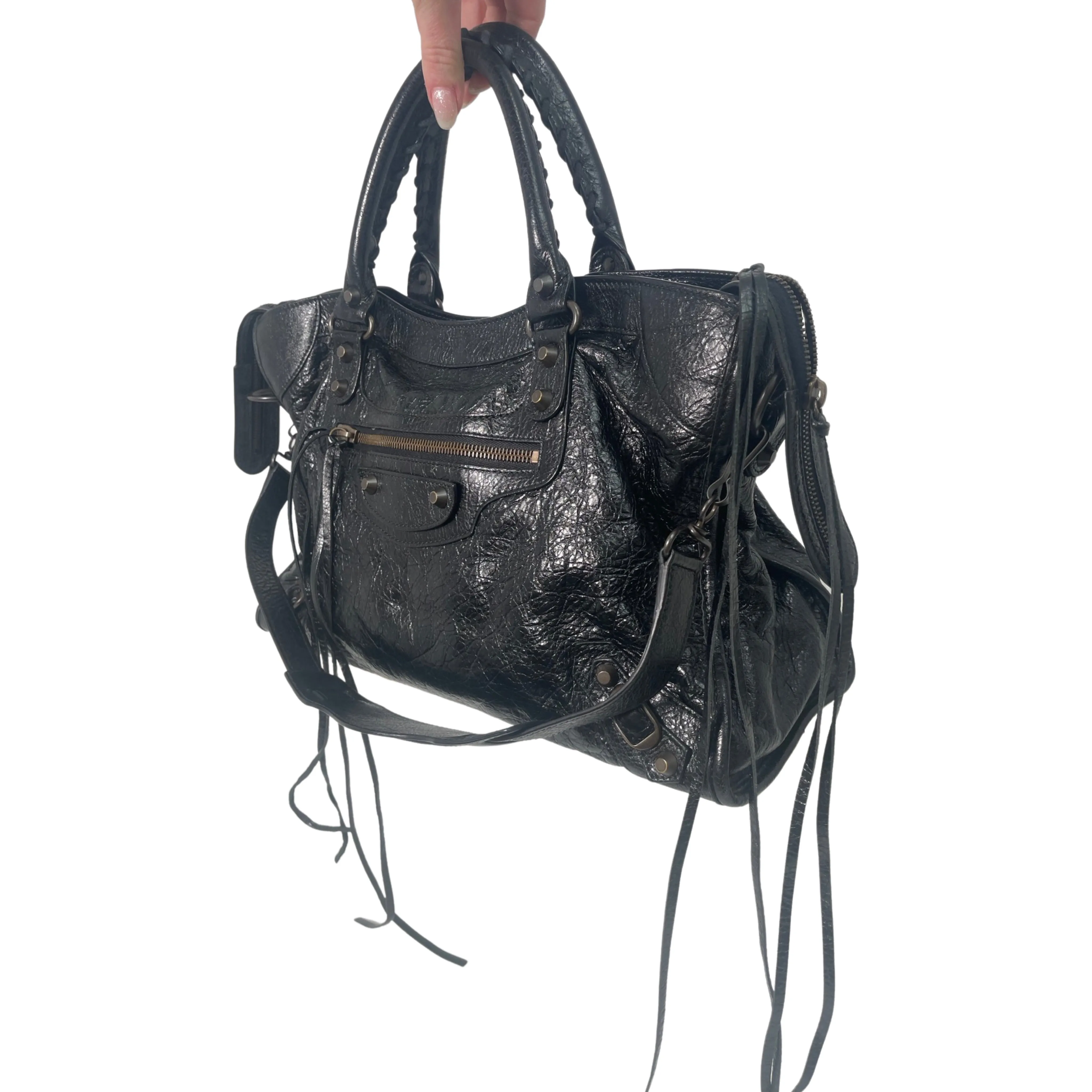 Balenciaga Classic Motocross City Bag