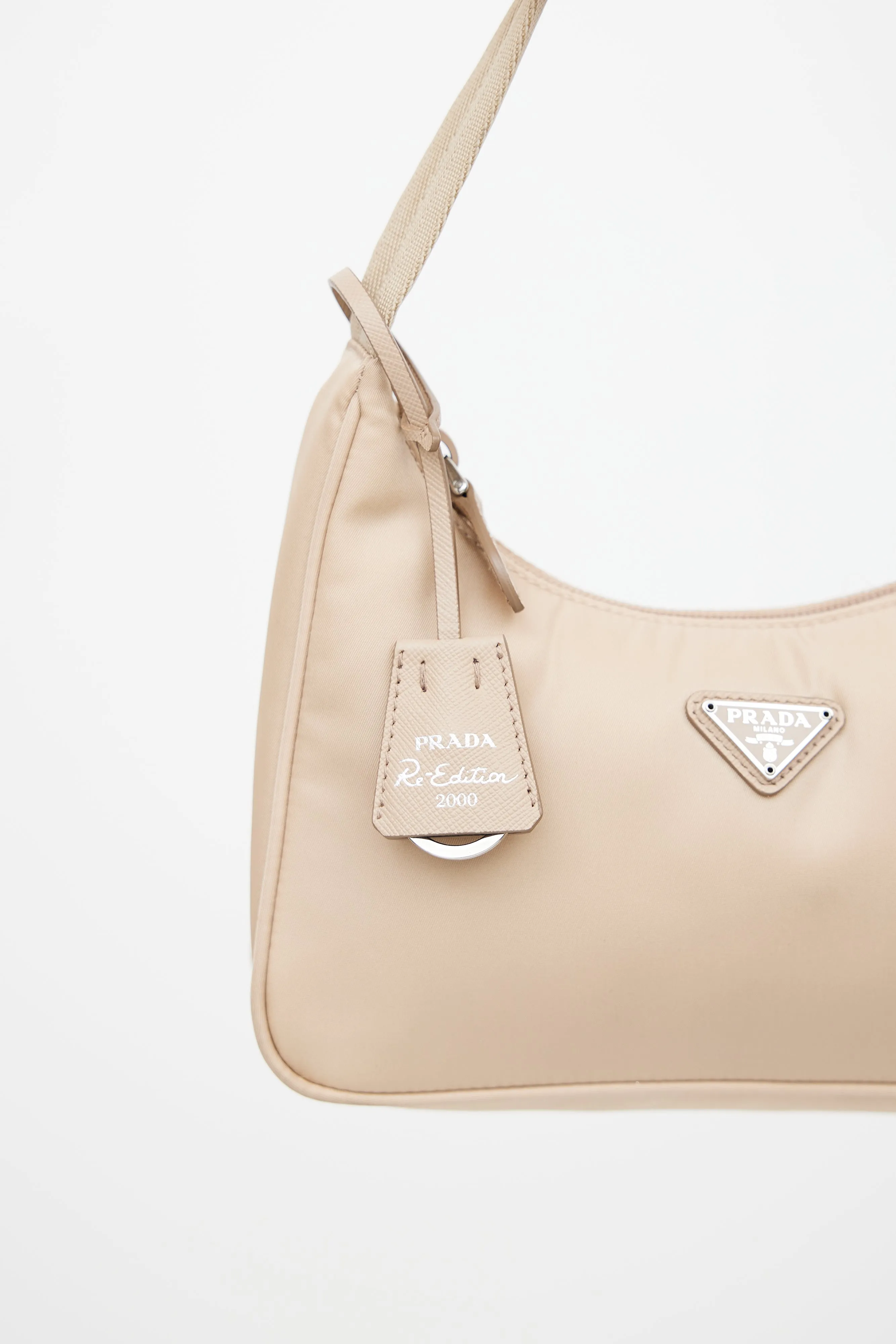 Beige Re-Nylon Re-Edition 2000 Mini Shoulder Bag