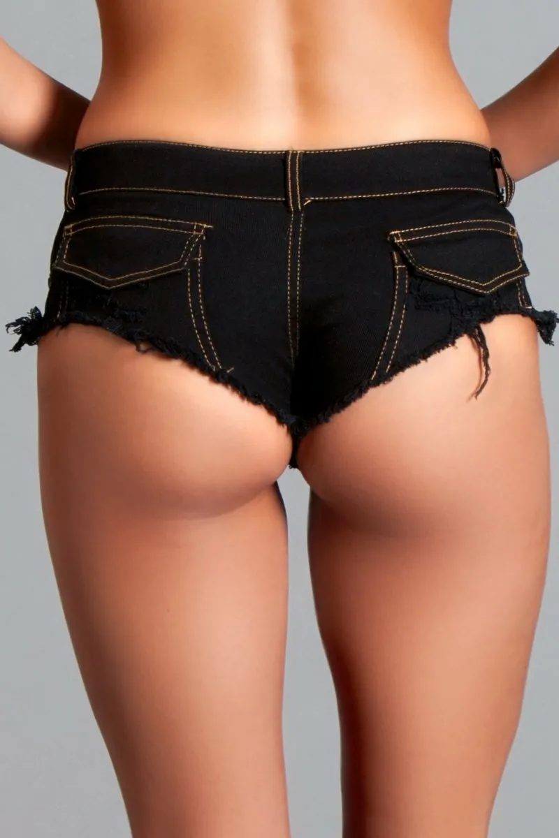 BWJ3BK Baby Got Back Booty Shorts -