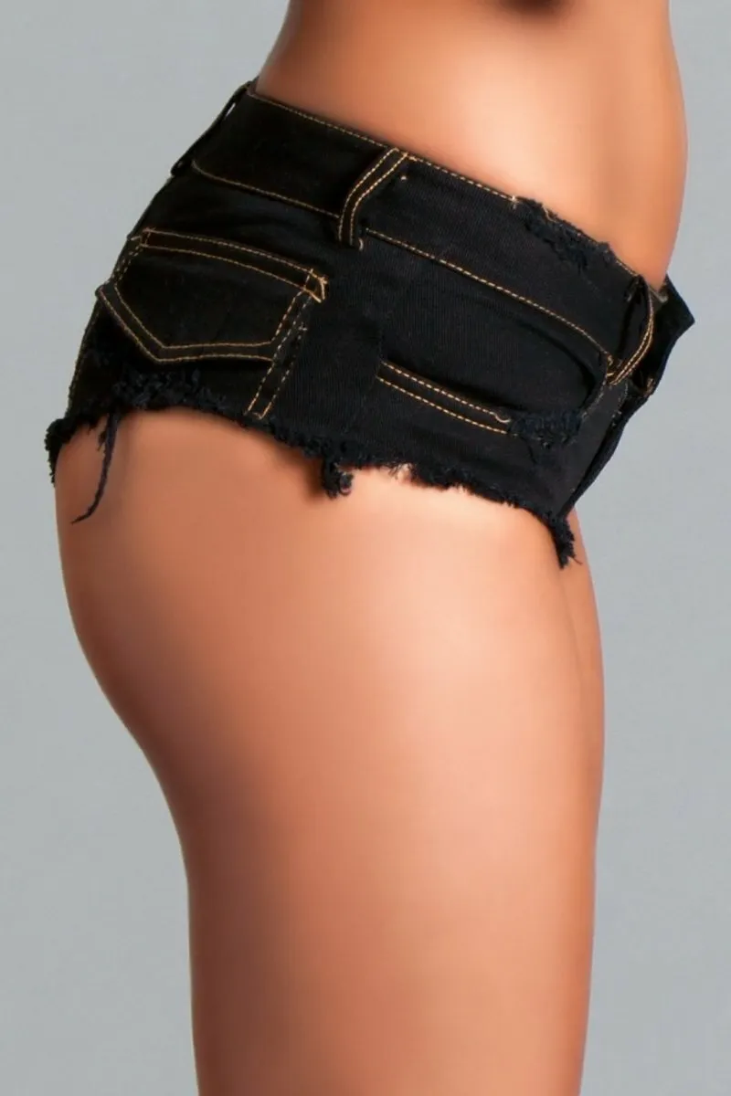 BWJ3BK Baby Got Back Booty Shorts -