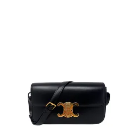 Celine Leather Claude Shoulder Bag