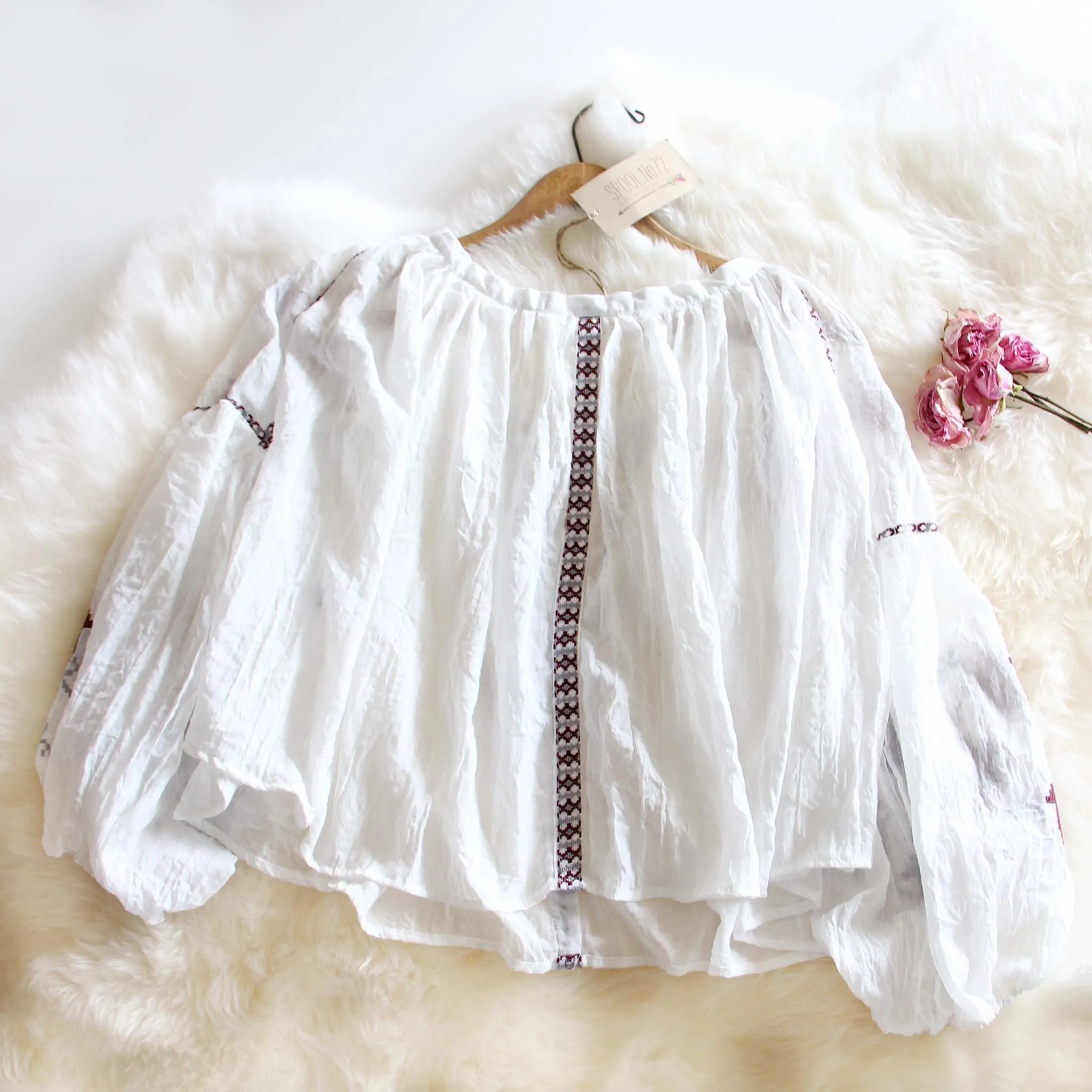 Celine Top in White