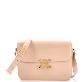 CELINE Triomphe Shoulder Bag Smooth Calfskin Large