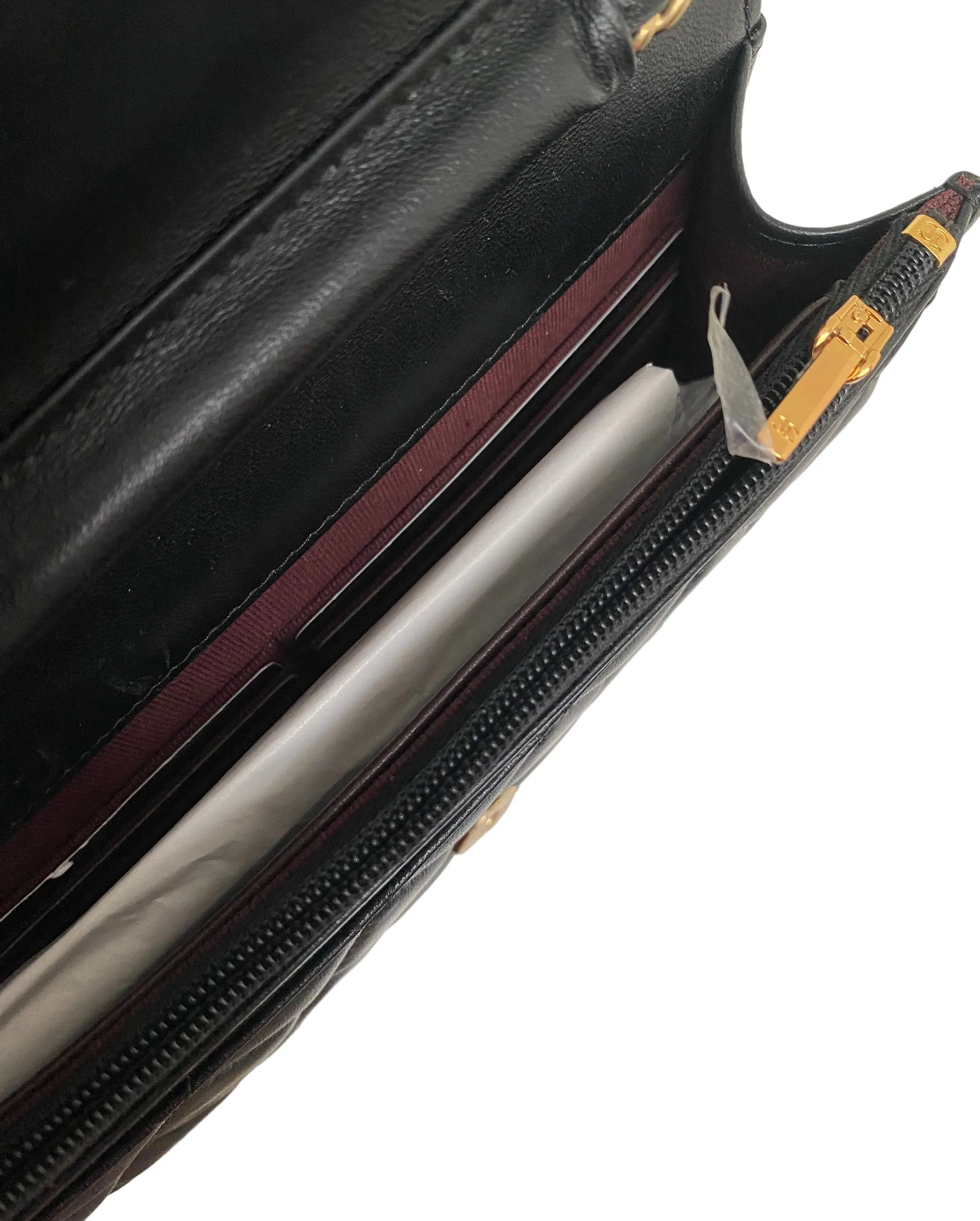 Chanel Black Wallet On Chain