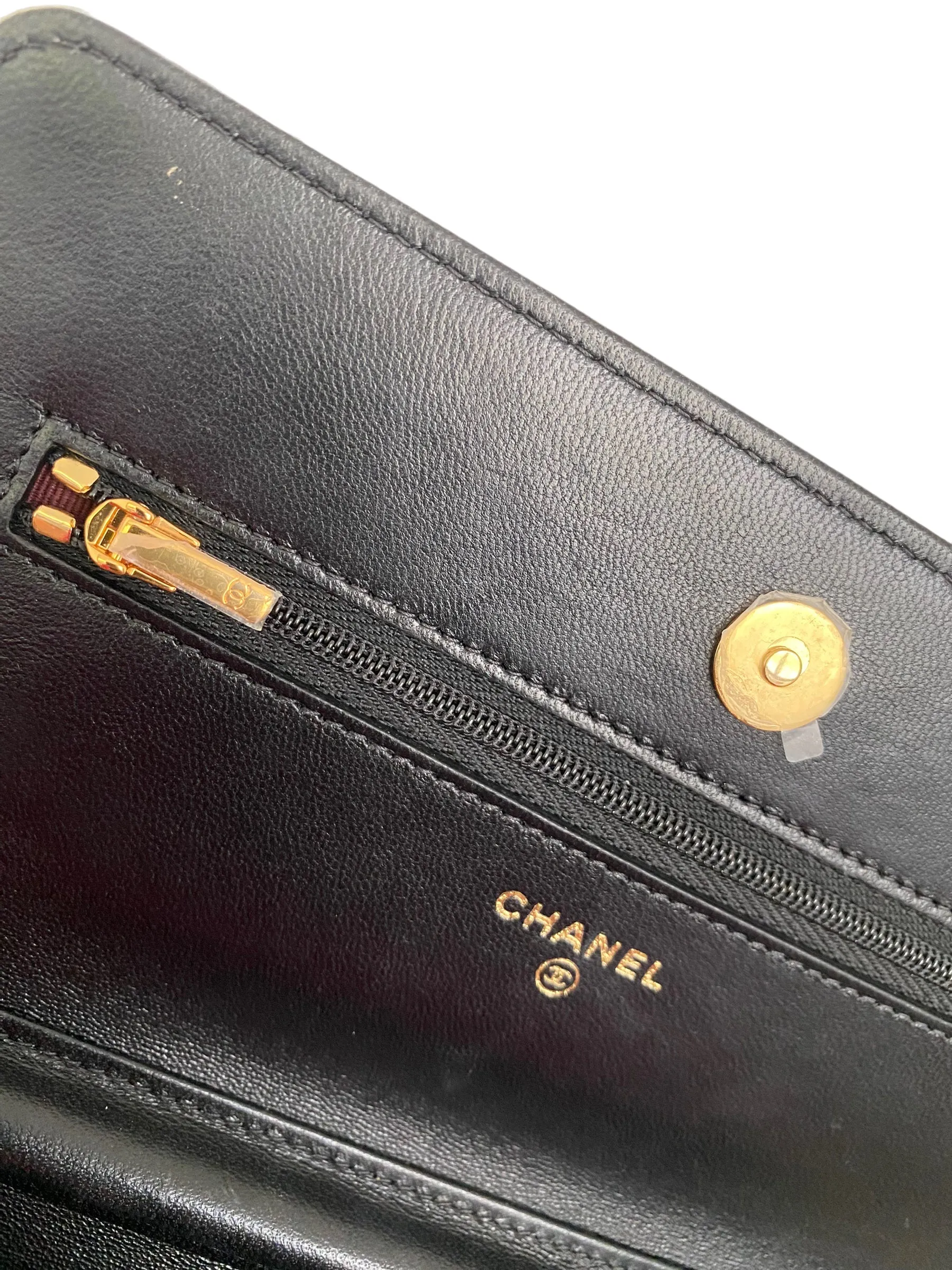 Chanel Black Wallet On Chain