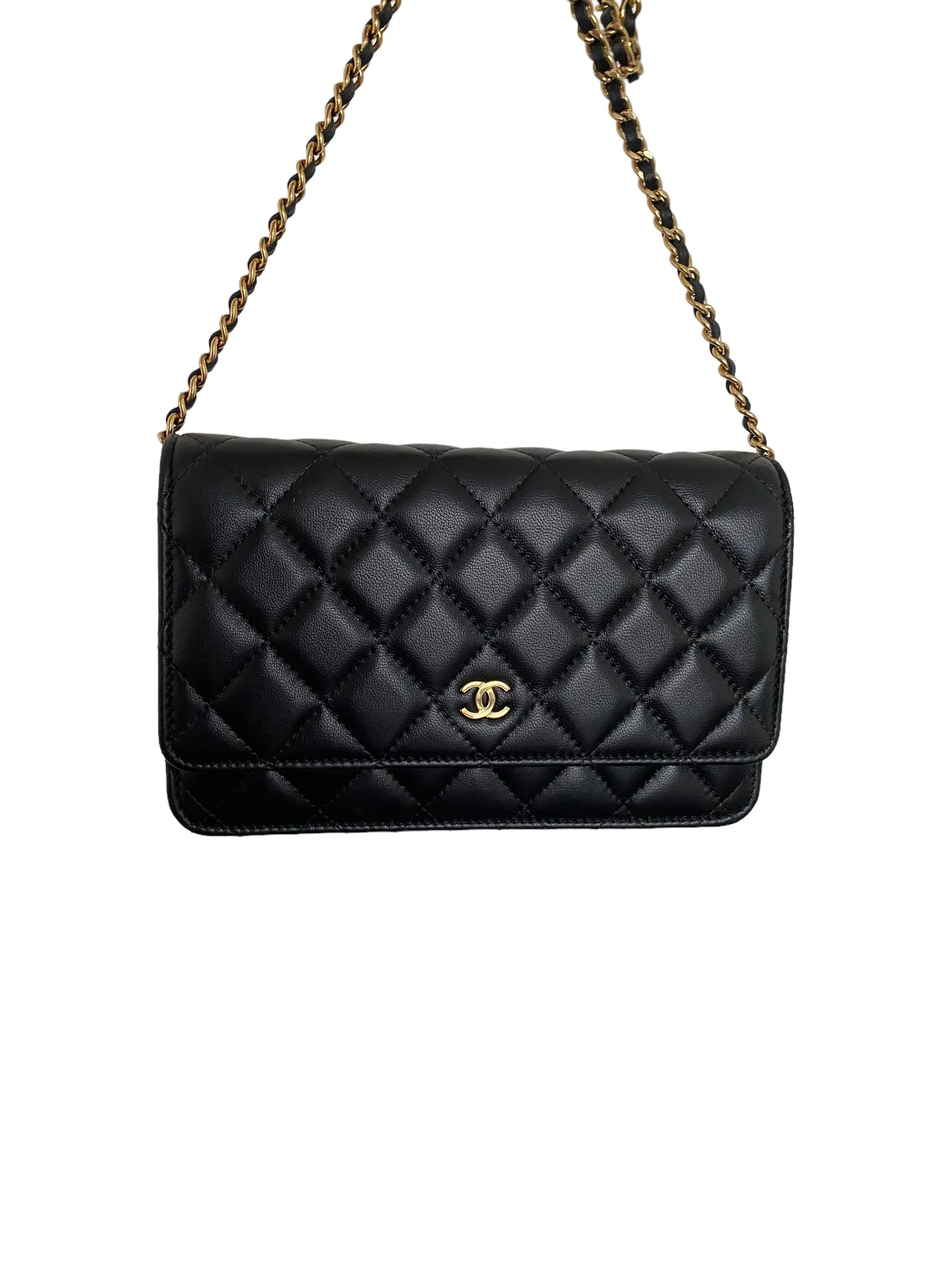 Chanel Black Wallet On Chain