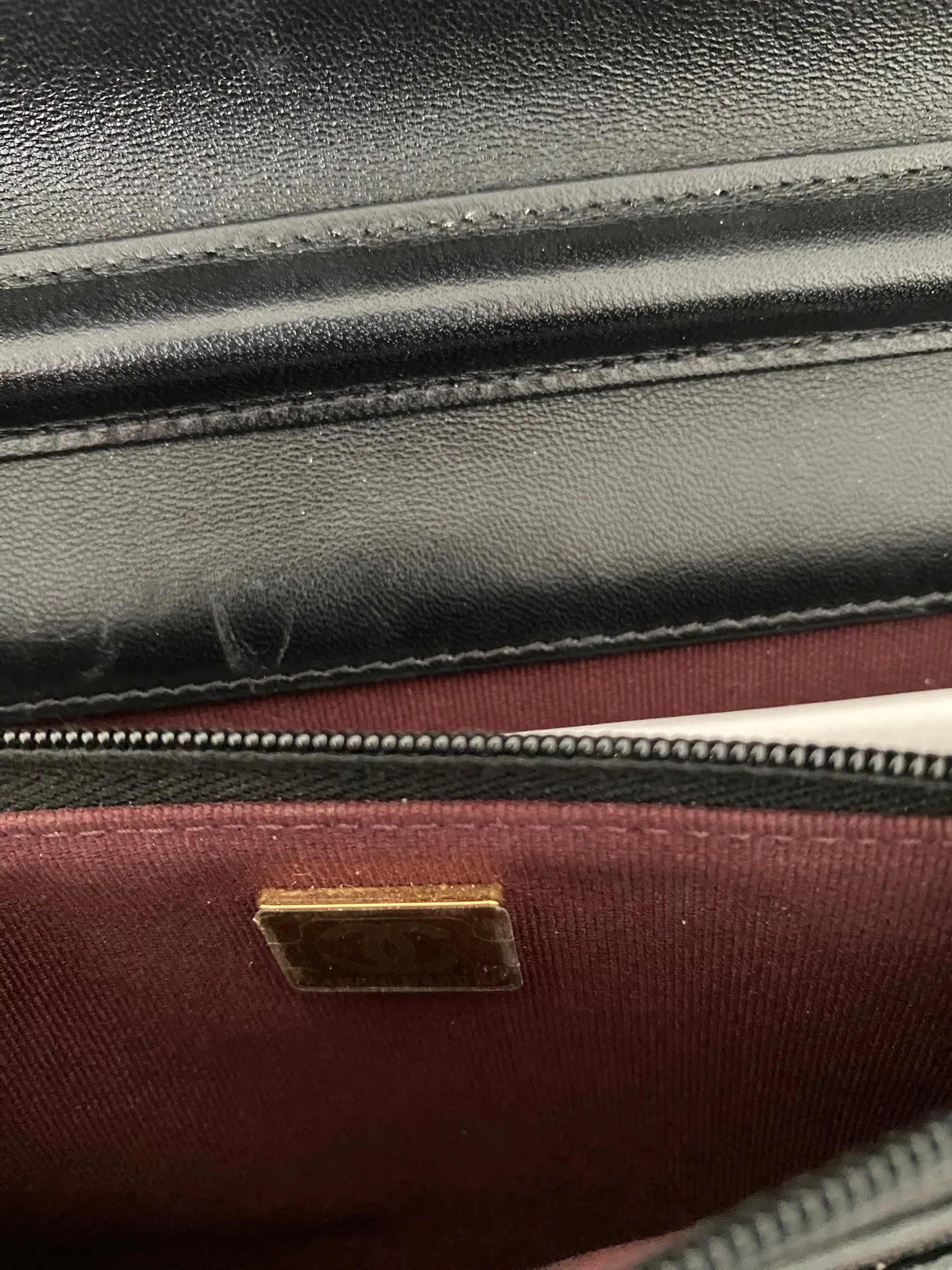 Chanel Black Wallet On Chain