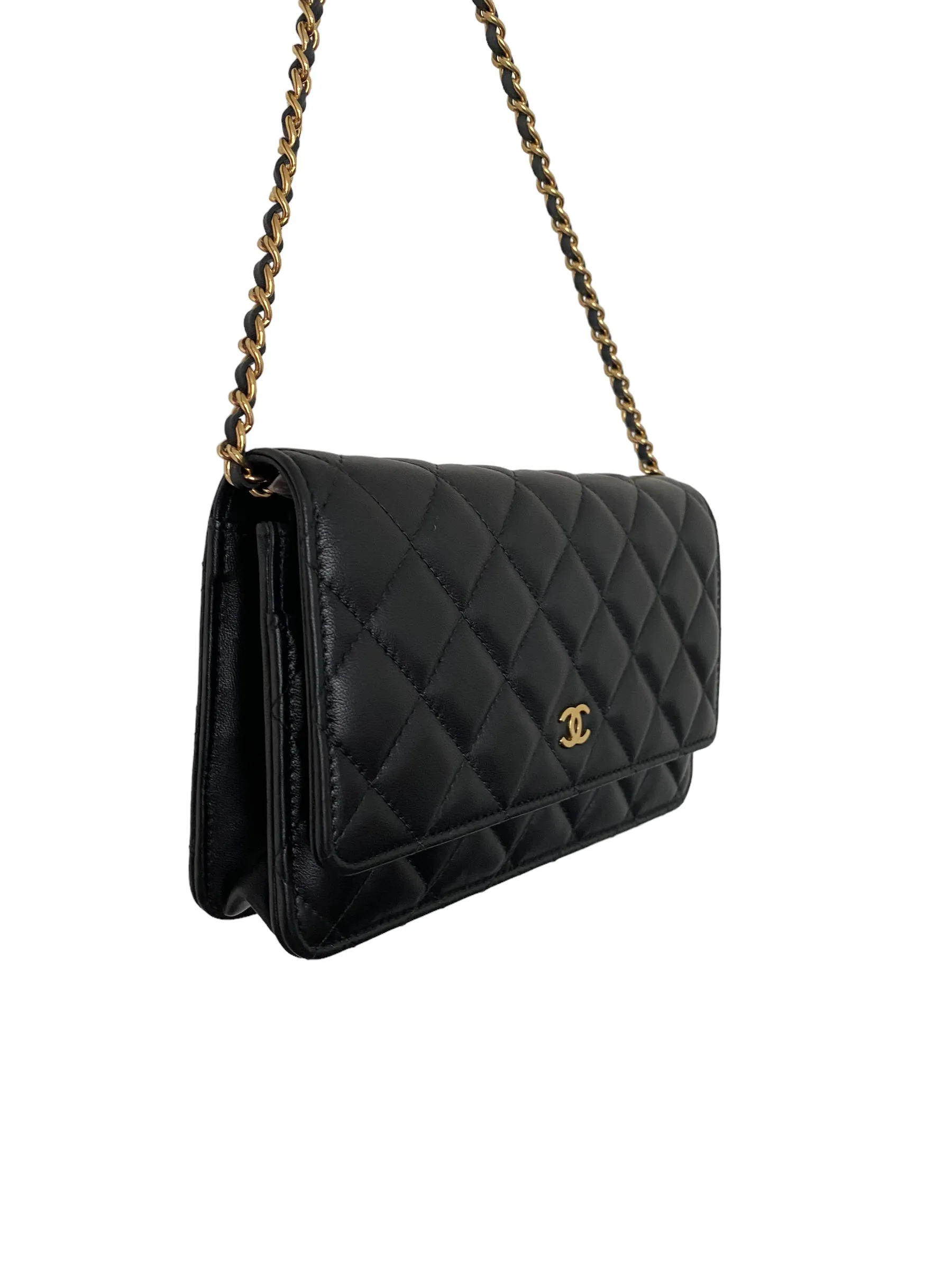 Chanel Black Wallet On Chain