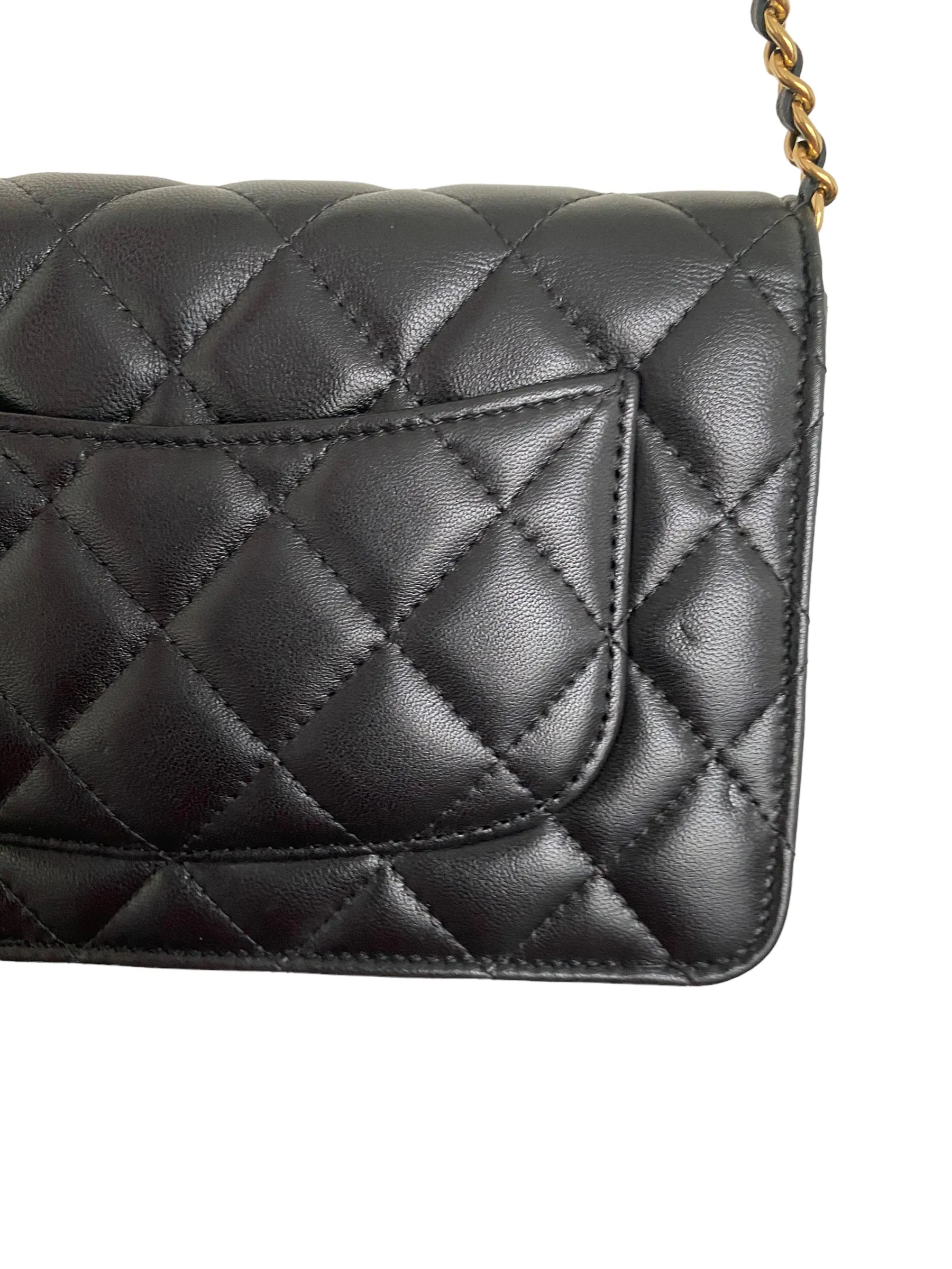 Chanel Black Wallet On Chain