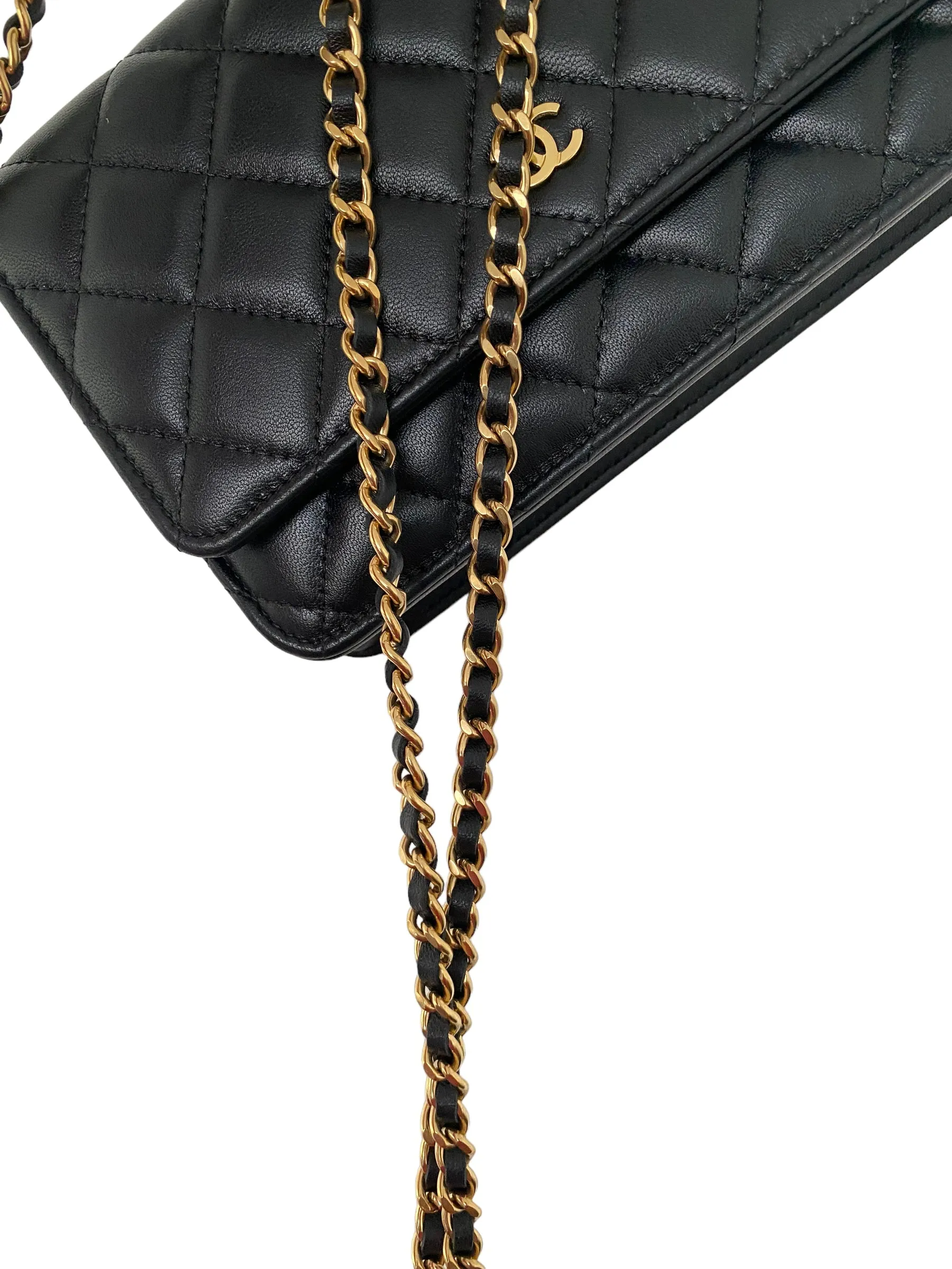 Chanel Black Wallet On Chain