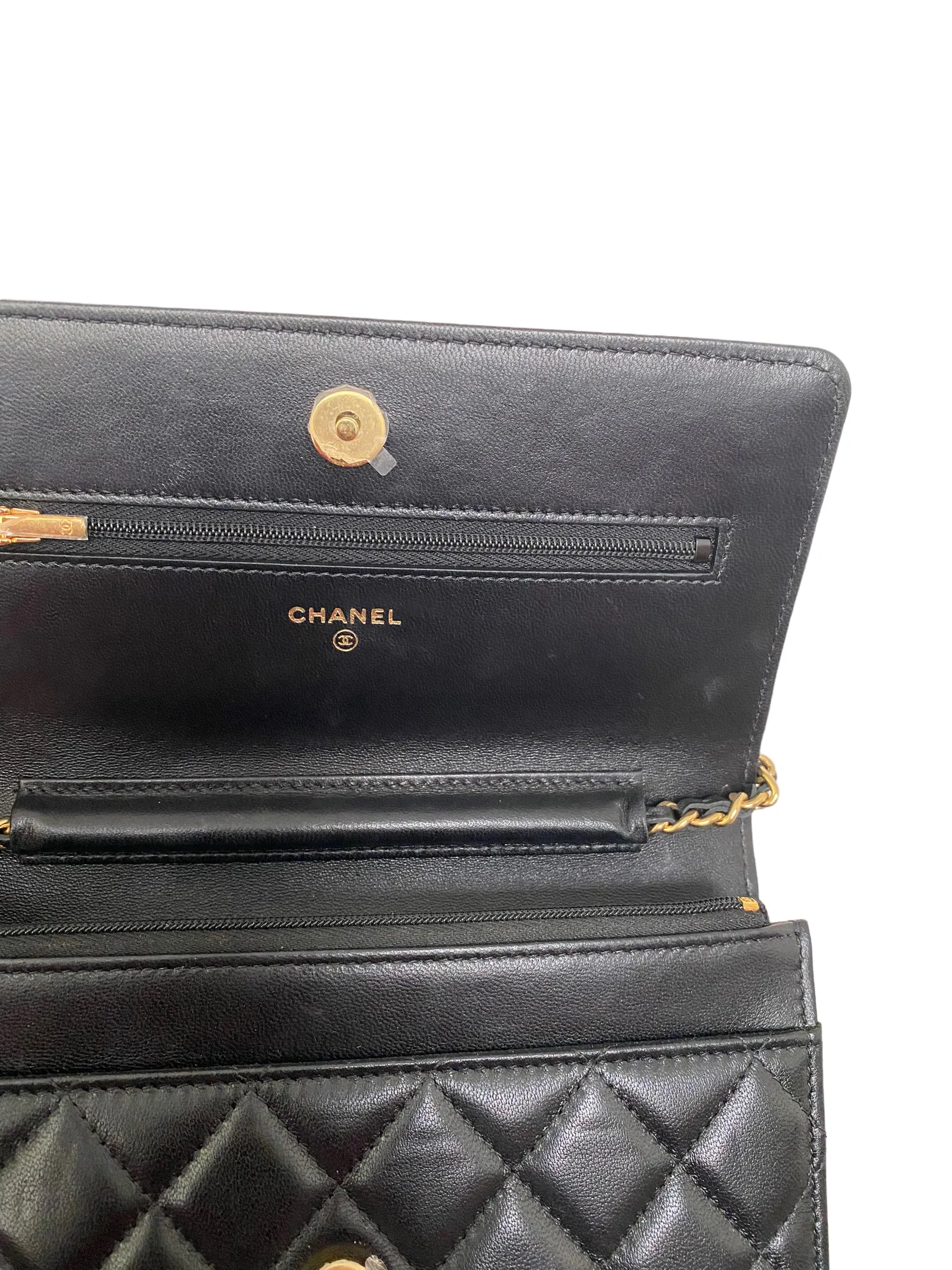 Chanel Black Wallet On Chain