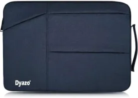 Dyazo 15-15.6 inch Laptop Sleeve, Laptop Protective case Cover Carrying Bag Compatible for Dell,Samsung, Razer, HP,Asus, Acer,Msi Lenovo (Blue) (Three Pocket 15.6 (Blue))