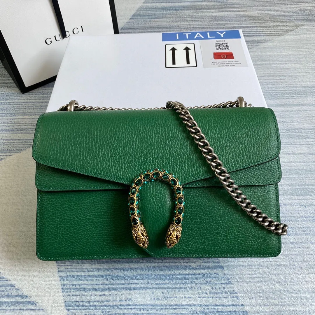 GC518 Dionysus Small Shoulder Bag / HIGHEST QUALITY VERSION / 11"W x 7"H x 3.5"D