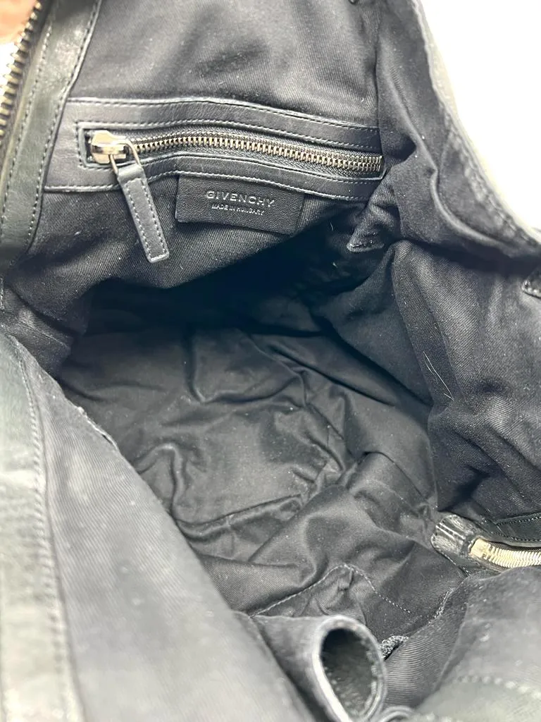 GIVENCHY LAMBSKIN LEATHER TINHAN LARGE HOBO BAG
