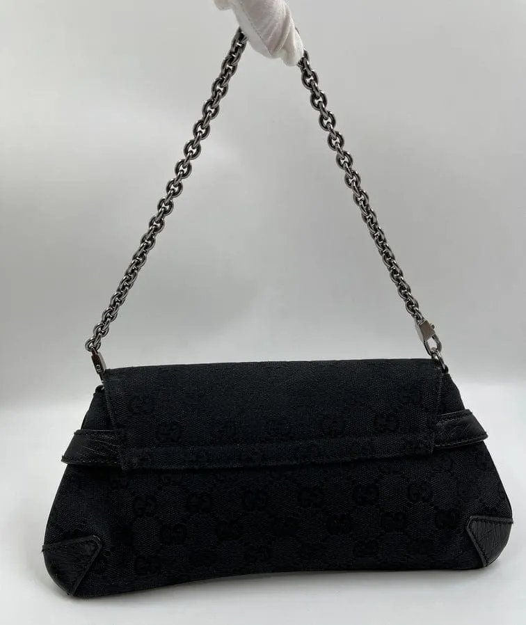 Gucci Horsebit 1955 Canvas Shoulder Bag