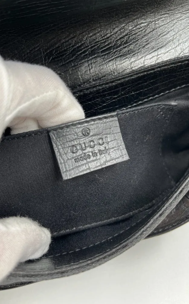 Gucci Horsebit 1955 Canvas Shoulder Bag