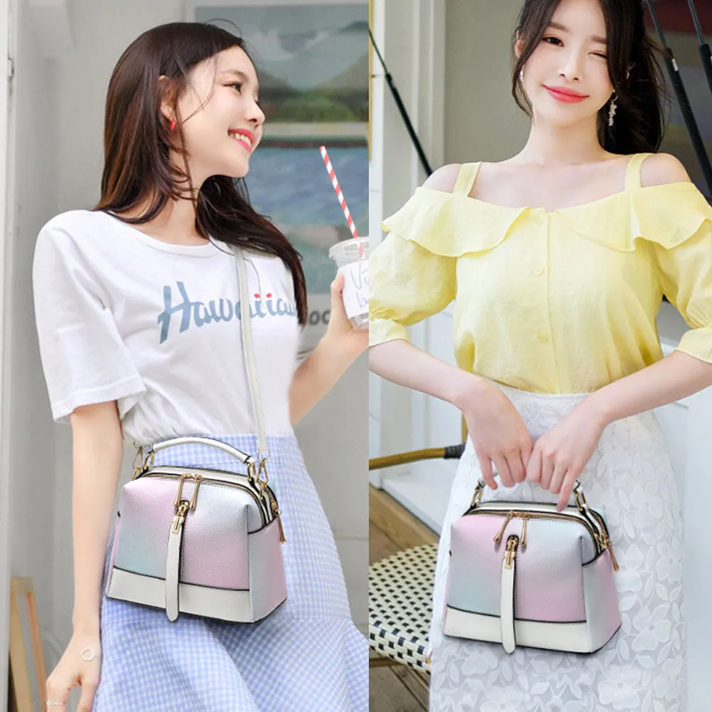 Ice Cream Texture One-Shoulder Messenger Bag