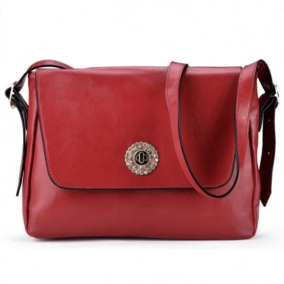 Korea Women's Sweet Style Candy Color Diamond Single Shoulder Bag Message Bag