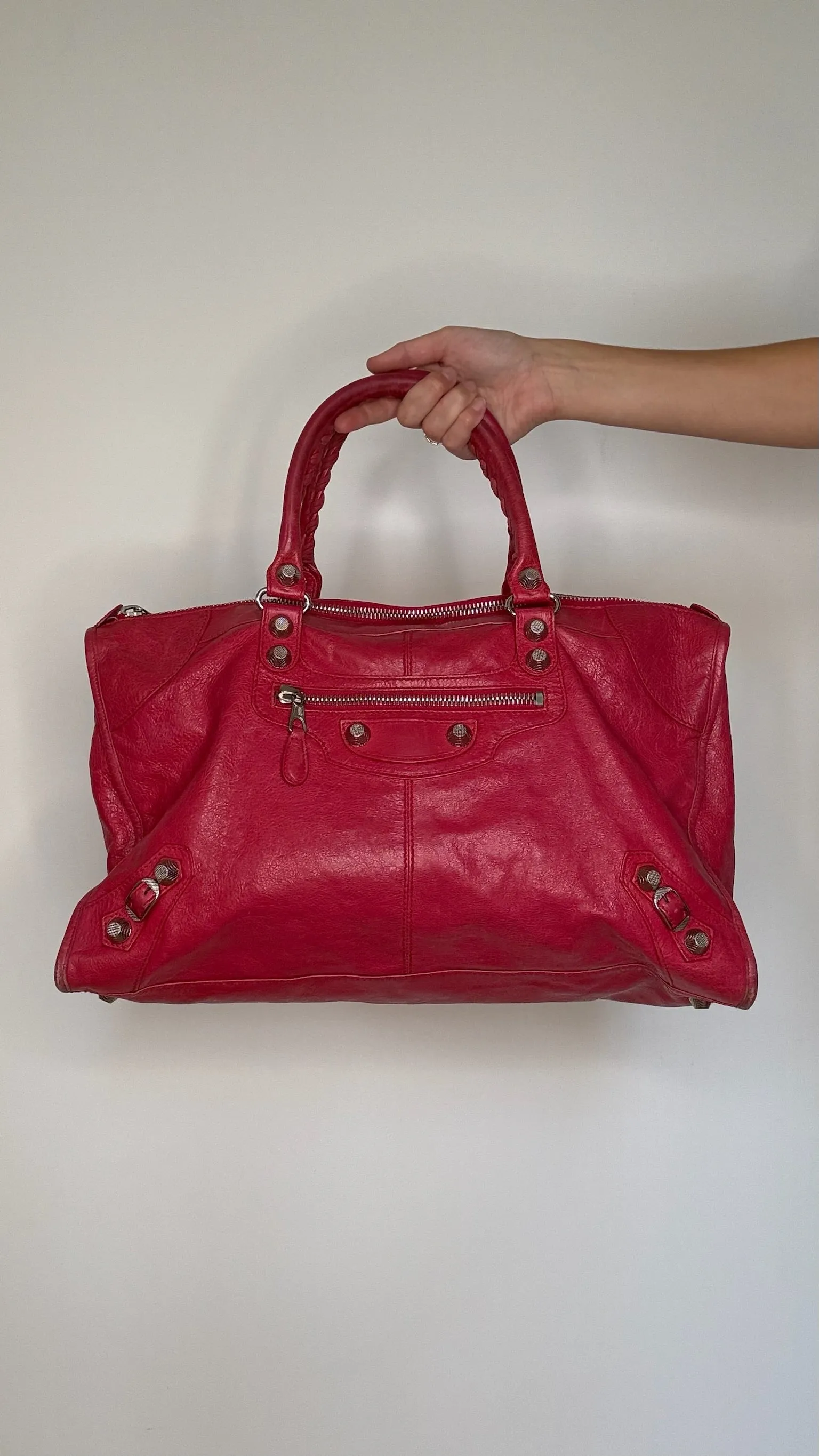 Large Red City Bag