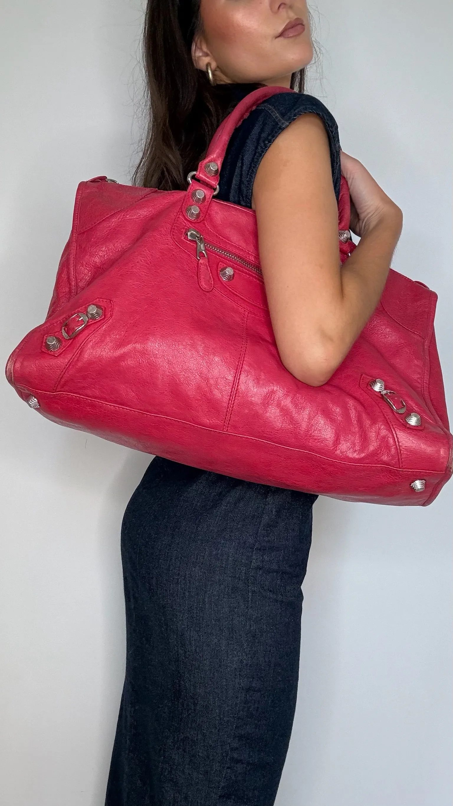 Large Red City Bag