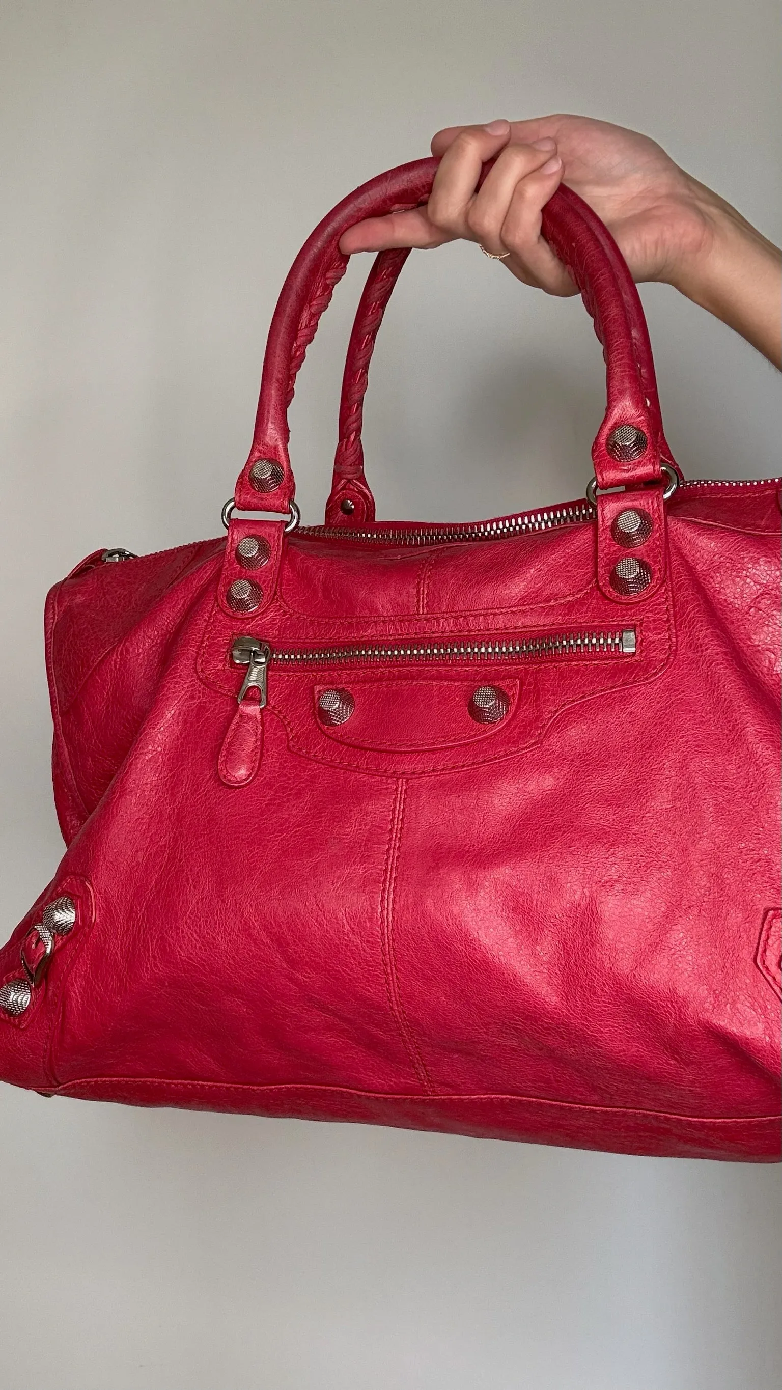 Large Red City Bag