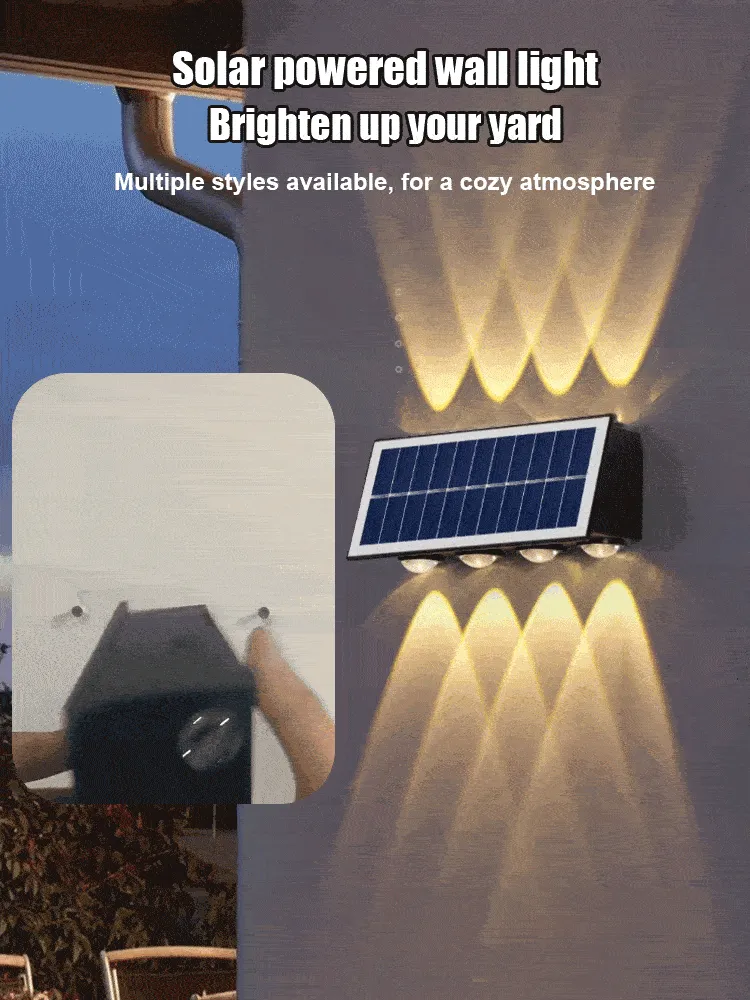 Last Day Promotion 50% OFF Solar Powered Wall Light