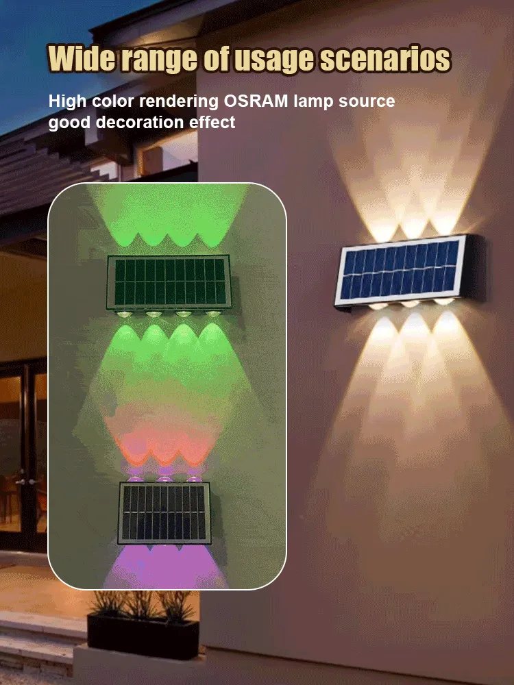Last Day Promotion 50% OFF Solar Powered Wall Light