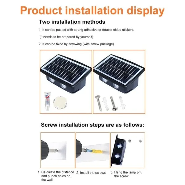 Last Day Promotion 50% OFF Solar Powered Wall Light