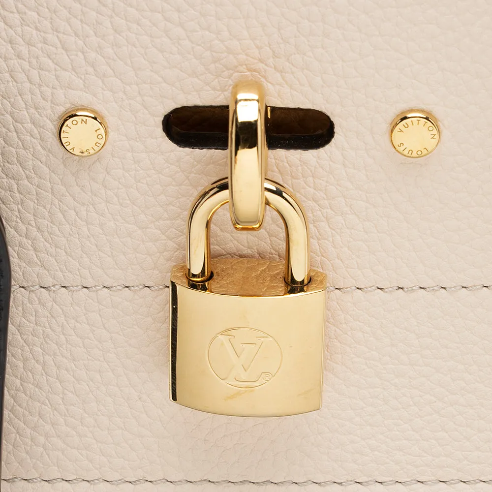 Louis Vuitton Taurillon CIty Steamer MM Tote (SHF-22526)