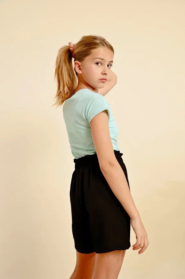 Molly Bracken Girl Paper Bag Waist Short