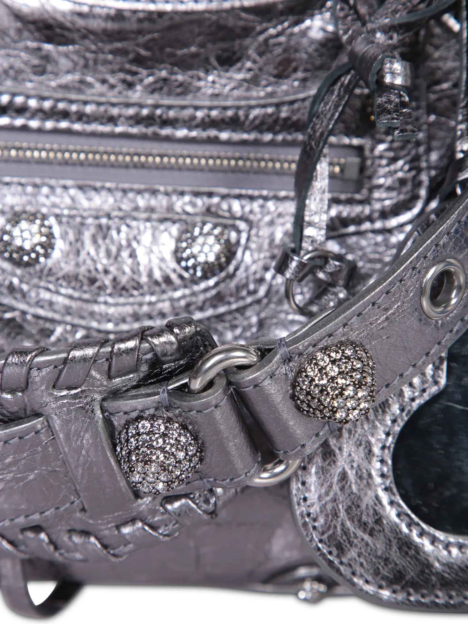 Neo Cagole City XS silver bag