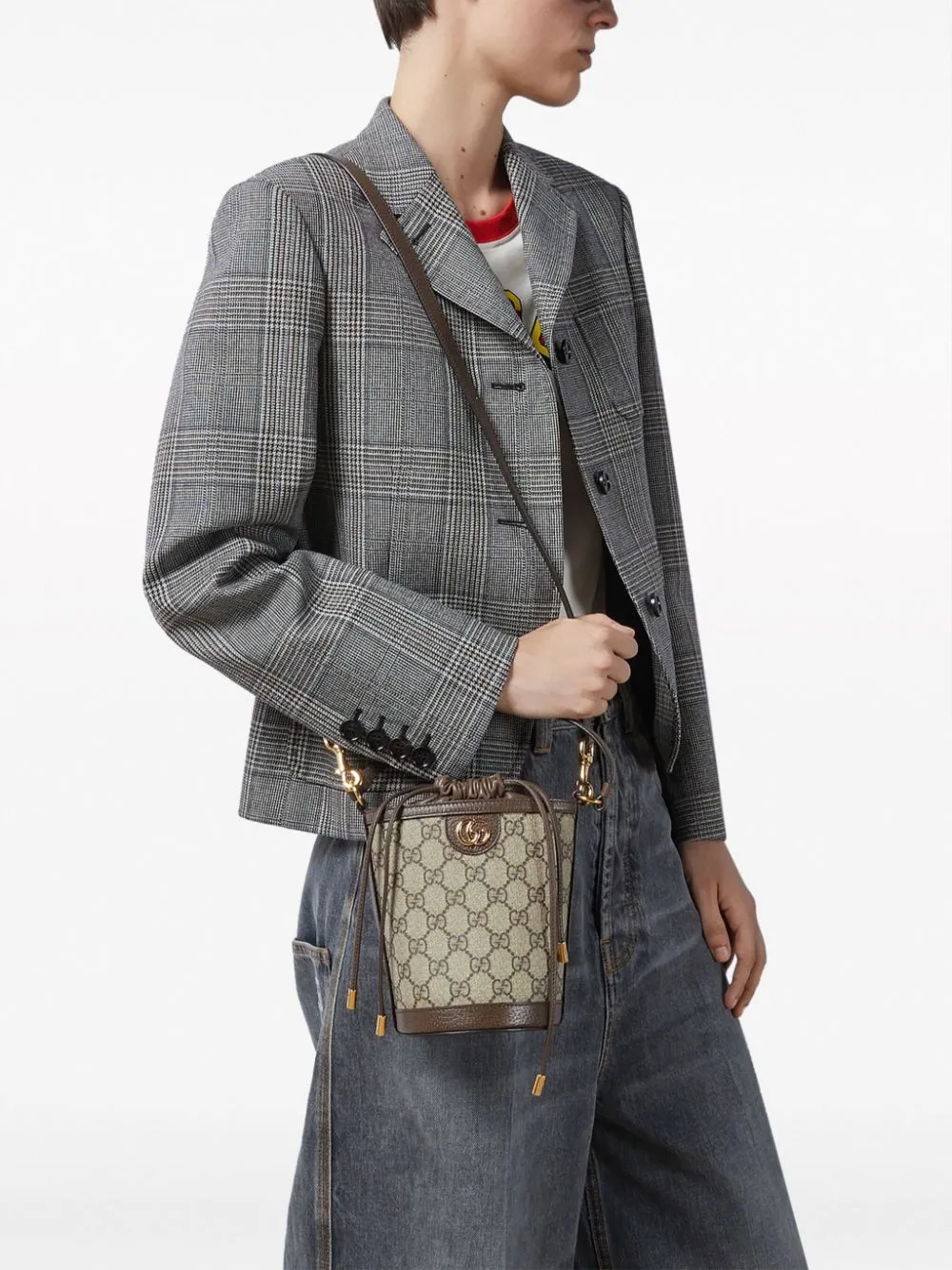 OPHIDIA MINI BUCKET BAG