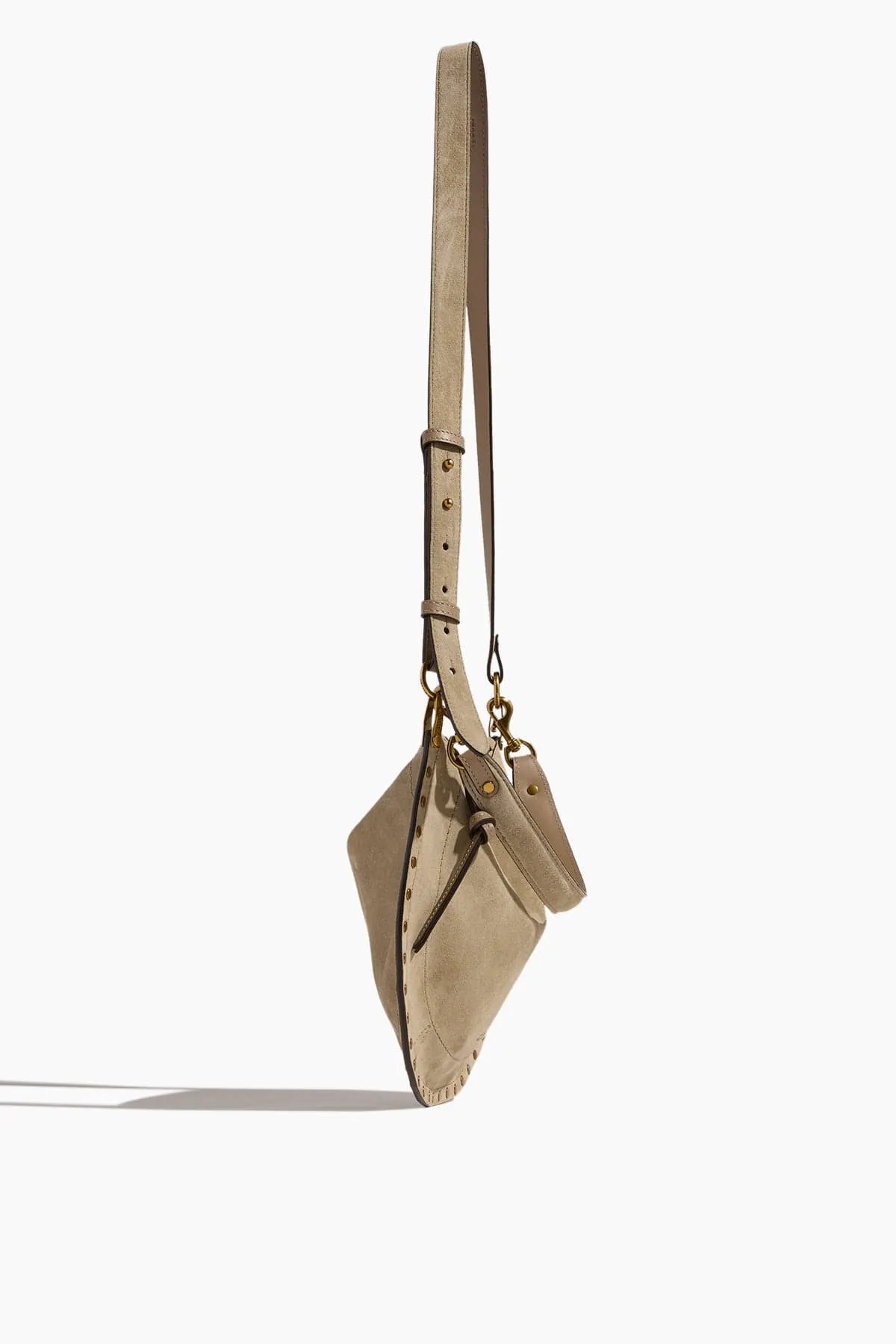 Oskan Soft Zipped Bag in Light Beige