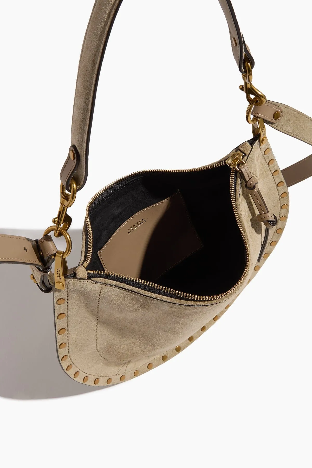 Oskan Soft Zipped Bag in Light Beige