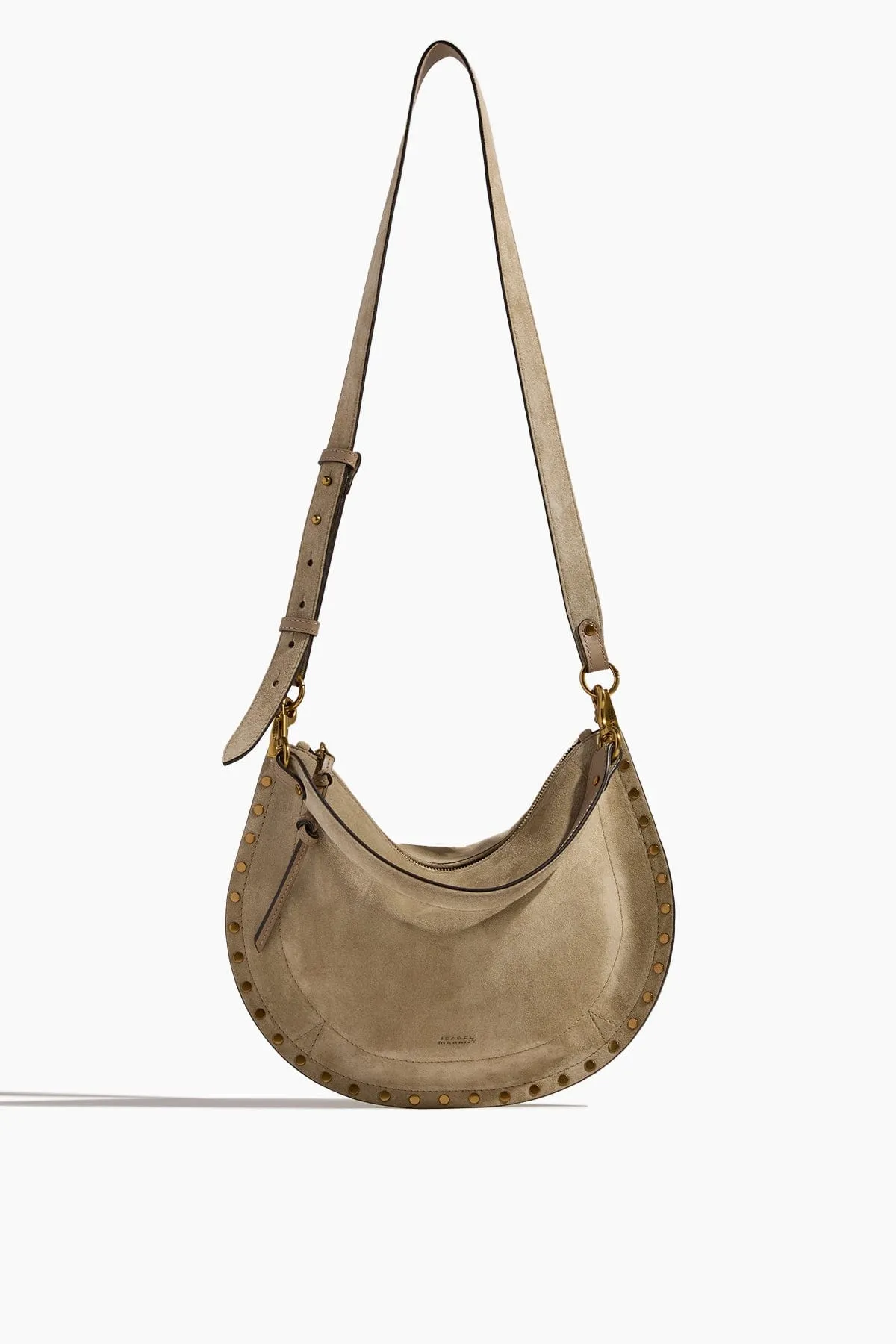 Oskan Soft Zipped Bag in Light Beige