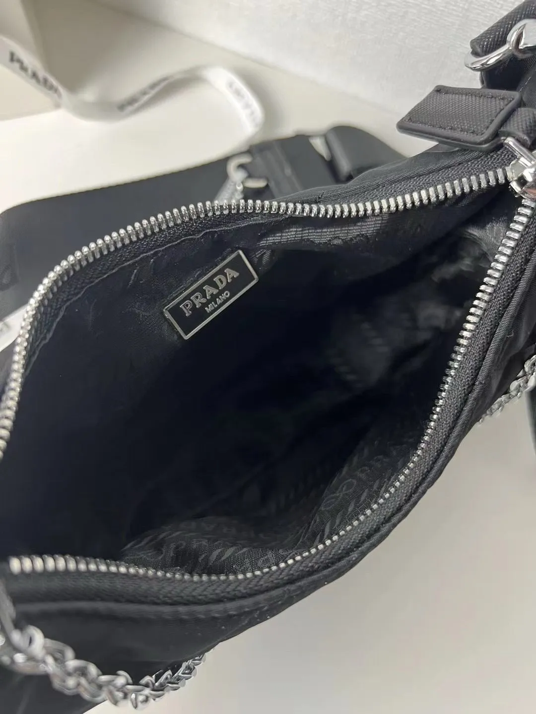 P Re-Nylon Padded Bag