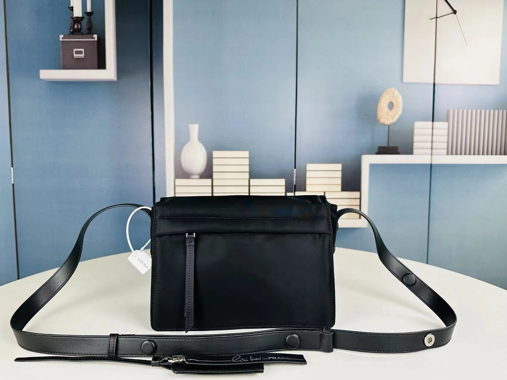 P Re-nylon Padded Shoulder Bag