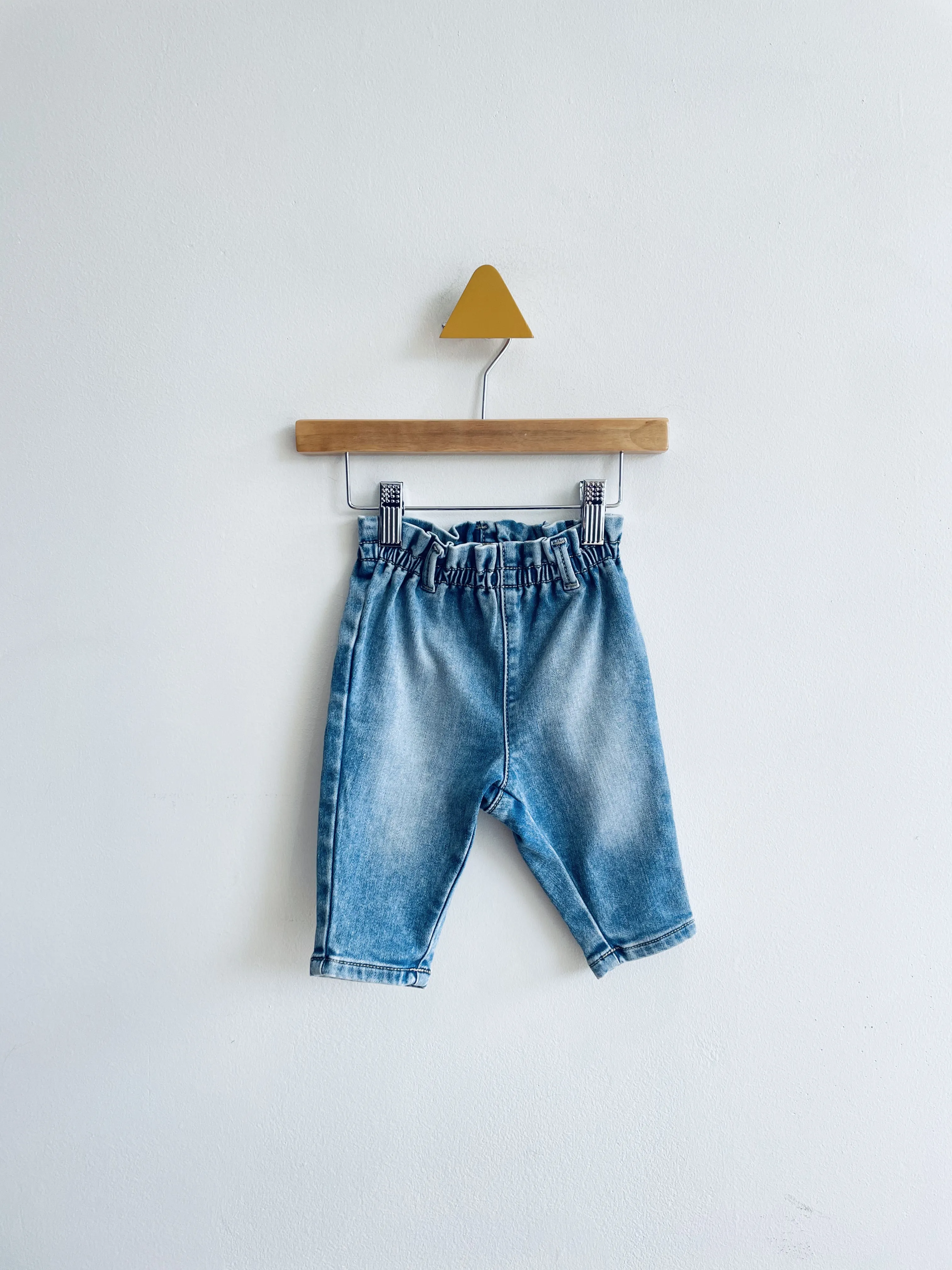 Paper Bag Waist Jeans // 6-9M