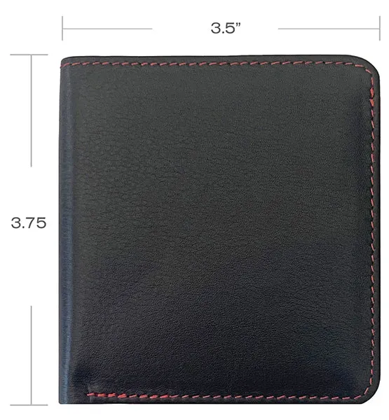 Personalized Genuine Leather Womens Mini Wallet