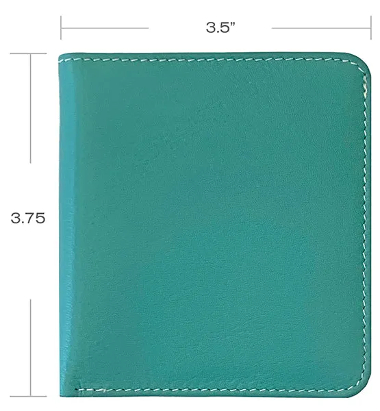 Personalized Genuine Leather Womens Mini Wallet