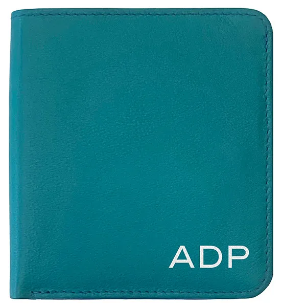 Personalized Genuine Leather Womens Mini Wallet