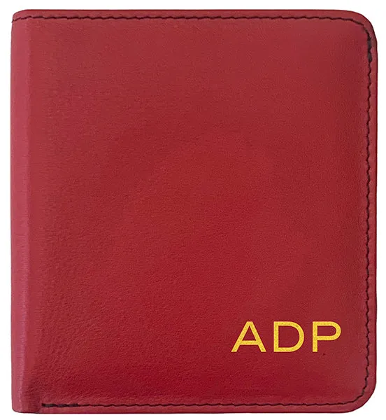 Personalized Genuine Leather Womens Mini Wallet