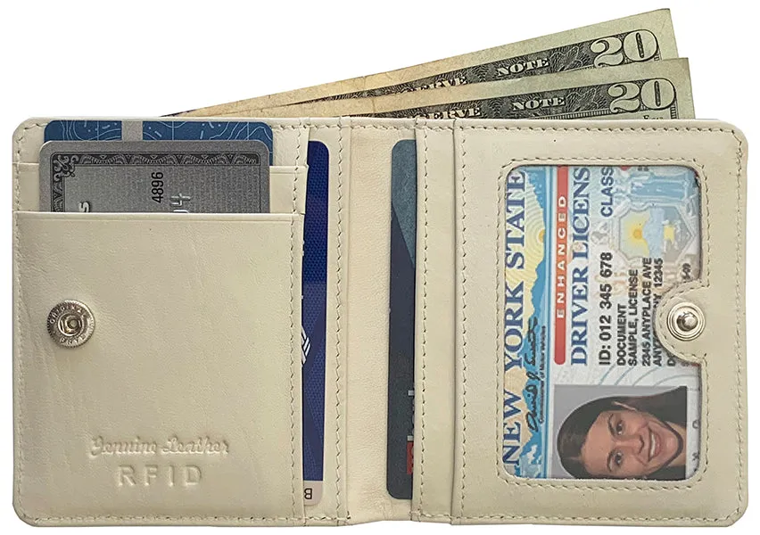 Personalized Genuine Leather Womens Mini Wallet