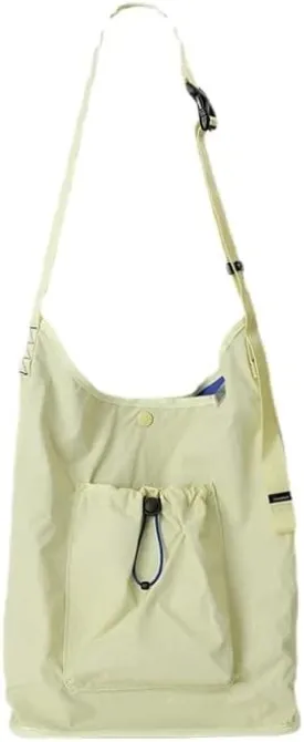 Pooyikoi Lightweight Casual Drawstring Shoulder Bag 2023 Spring/Summer New Nylon Canvas Bucket Bag